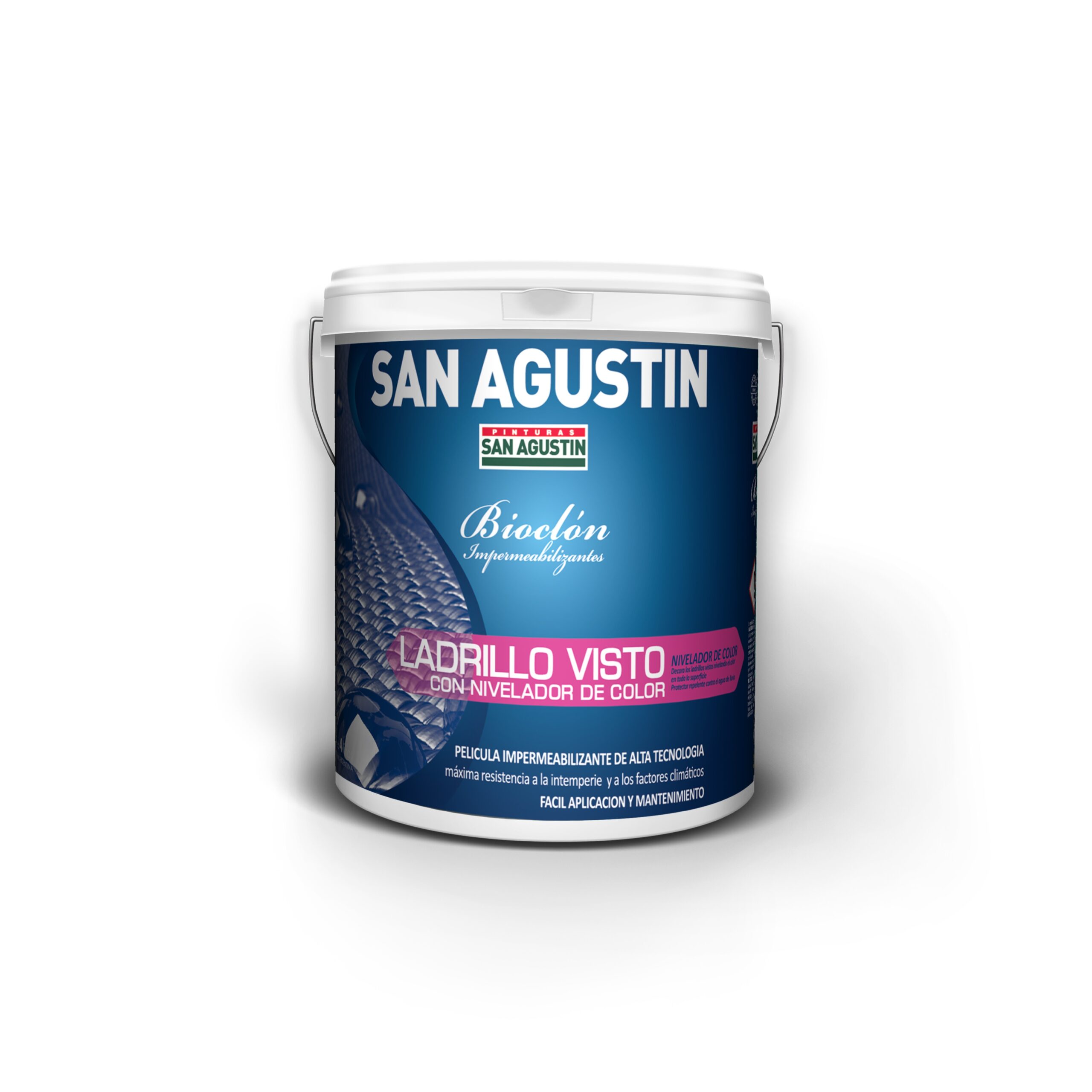 Ladrillo visto con nivelador de color